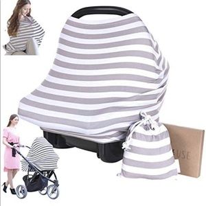 3 Multipurpose Infant Car Seat Covers / Breastfeeding Covers / Stroller Covers